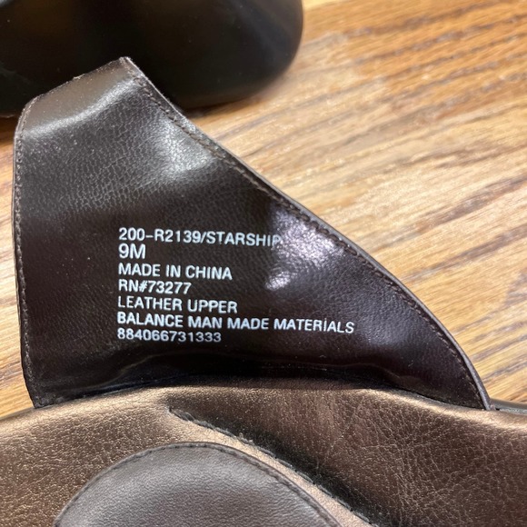 Rialto Brown Leather Starship Sandals SZ 9 - Picture 9 of 9